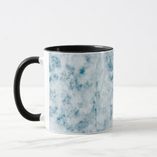 Blauer Beschaffenheits-Marmorierunghintergrund Tasse