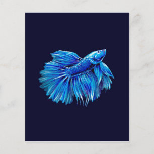 Blauer Bettfisch an der Marine Aquarium Lover Flyer