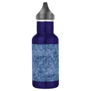 Blauer Blasenverpackung Edelstahlflasche