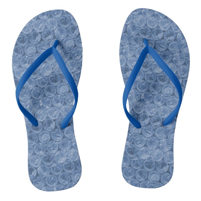Blauer Blasenverpackung Flip Flops (Fußbett)