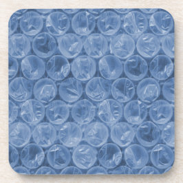 Blauer Blasenverpackung Getränkeuntersetzer