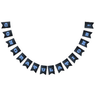 Blauer Blauer Jeden Anlaß-Banner für Chalkboard Wimpelkette