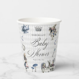 Blauer Blauer und rosa Alice im Wunderland Kinderd Pappbecher