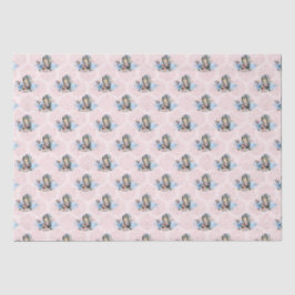 Blauer Blauer und rosa Alice im Wunderland Kinderd Seidenpapier