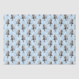 Blauer Blauer und rosa Alice im Wunderland Kinderd Seidenpapier