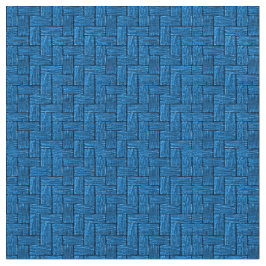 Blauer Blöcke Elfenbeingewebe (54" Breite) Stoff