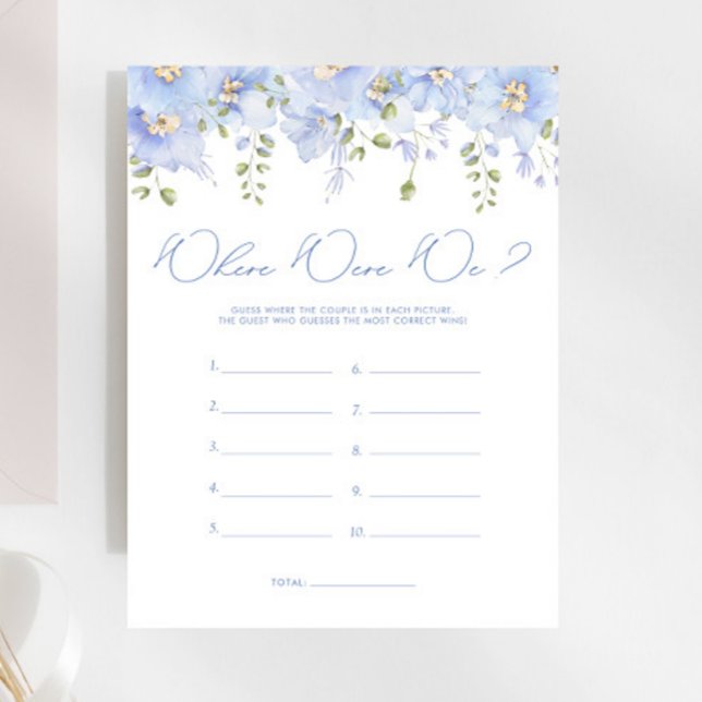 Blauer Blumen, wo wir Brautparty spielen (Von Creator hochgeladen)