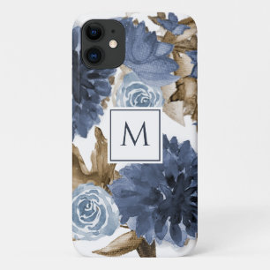 Blauer Blumenblätterturm Case-Mate iPhone Hülle