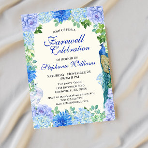 Blauer Blumenkohl Party Einladung