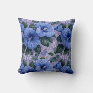 Blauer Blumenstrauß Wohngestaltung Kissen Kissen