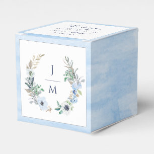 Blauer Blumenzahn Geschenkschachtel