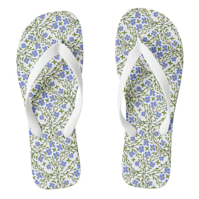 Blauer Blutdruck Flip Flops (Fußbett)