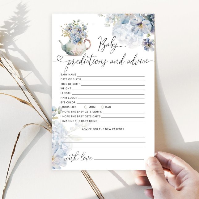 Blauer Blütenbaby brütet Vorhersagen und Ratschläg (Von Creator hochgeladen)