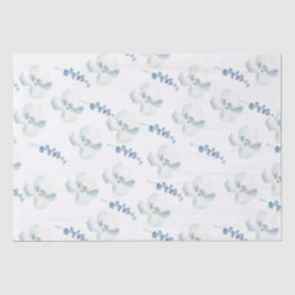 Blauer Blütenblättriger Eukalyptus Seidenpapier