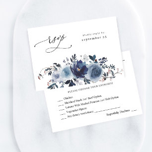 Blauer Blütenmehl und UAWG RSVP Karte