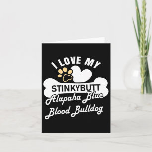 Blauer Blutes Bulldog Hund - Alapaha Blauer Blutes Karte