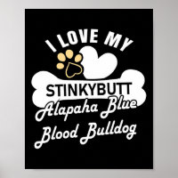 Blauer Blutes Bulldog Hund - Alapaha Blauer Blutes