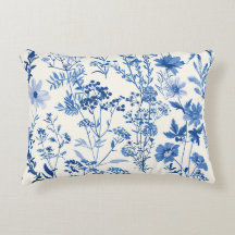 Blauer botanischer Bauernhof Dekor