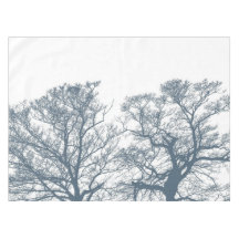 Blauer Bottom Trees Tropical Boho
