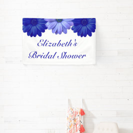 Blauer Brautparty Banner