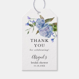 Blauer Brautparty Geschenkanhänger