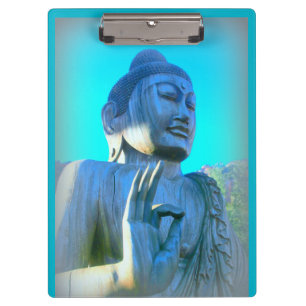 Blauer Buddha Klemmbrett