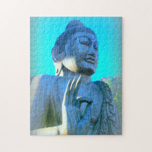 blauer Buddha Puzzle