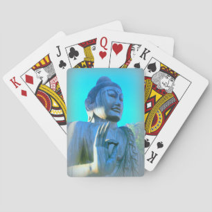 Blauer Buddha Spielkarten