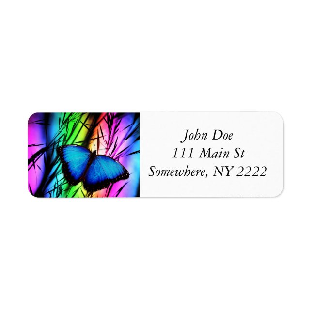 Blauer Butterfly-Regenbogen (Vorne)