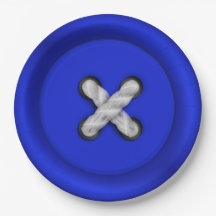 Blauer Button