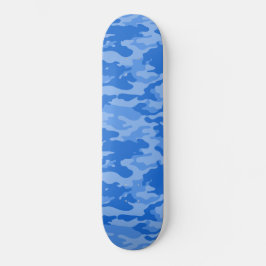 Blauer Camouflage Skateboard