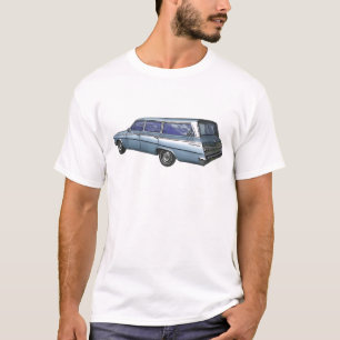 Blauer Chevrolet-Kombi von 1962. T-Shirt