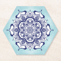 Blauer China Stil mit Kreaturen