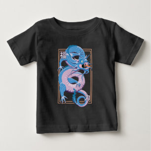 Blauer chinesischer Drache Baby T-shirt