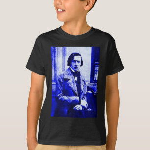 Blauer Chopin T-Shirt
