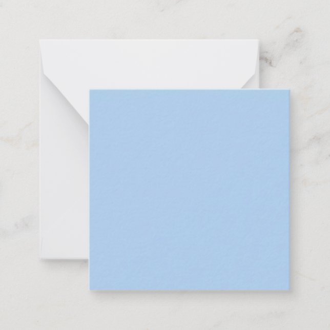 Blauer Cornflower Blau Farbe Mitteilungskarte (Vorderseite)