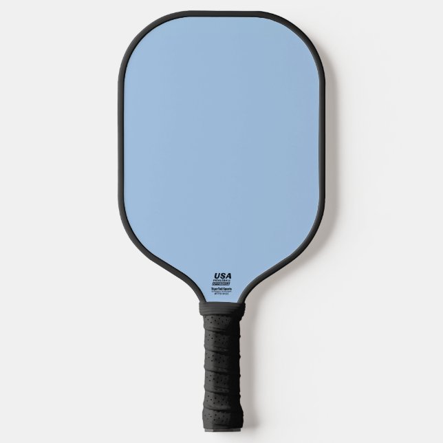 Blauer Cornflower Blau Farbe Pickleball Schläger (Vorderseite)