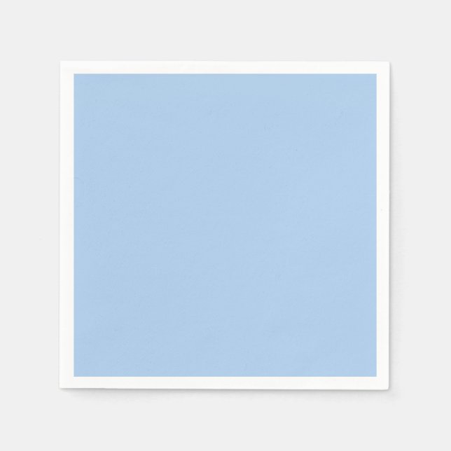 Blauer Cornflower Blau Farbe Serviette (Vorderseite)