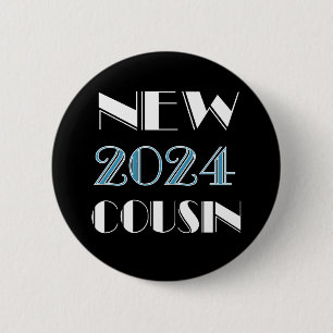Blauer Cousin 2024 Button