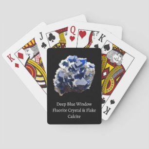 Blauer Crystal Spielkarten