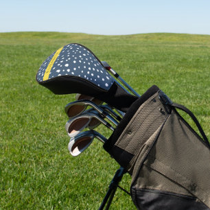 Blauer Dalmatiner Punkte, Punkte, Punkte, Punkte,  Golf Headcover
