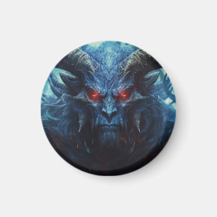 Blauer Dämon Magnet