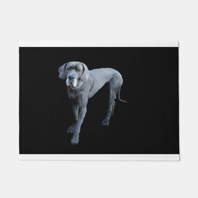 Blauer Däne Fußmatte (Vorderseite)