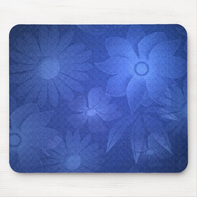 Blauer Deko Mousepad (Vorne)