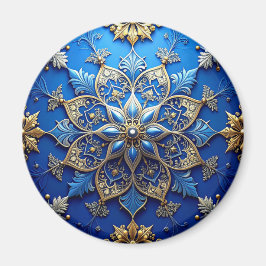 Blauer Dekorativer Weihnachts-Feiertagsmagnet Magnet