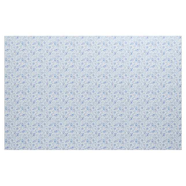 Blauer Delft Stoff (Yard (91,4 cm))