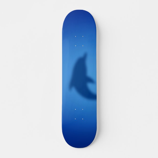 Blauer Delphin Skateboard (Vorne)
