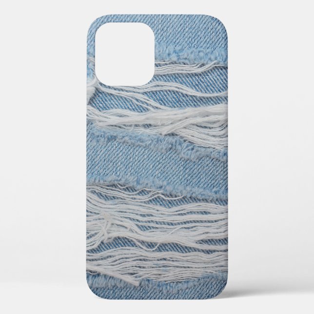 Blauer denim Jeans Textur Hintergrund. Stilvoll, Case-Mate iPhone Hülle (Rückseite)