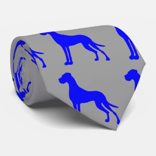 Blauer Deutsche Dogge Krawatte