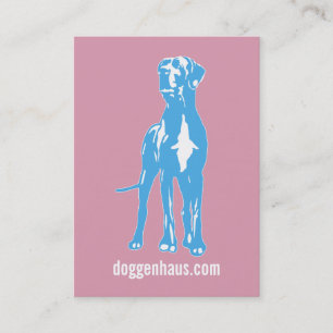Blauer Deutsche Dogge Visitenkarte